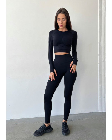 Легінси Чорні з Push-Up Ефектом