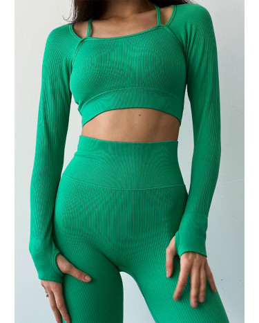 Рашгард Зелений в Рубчик