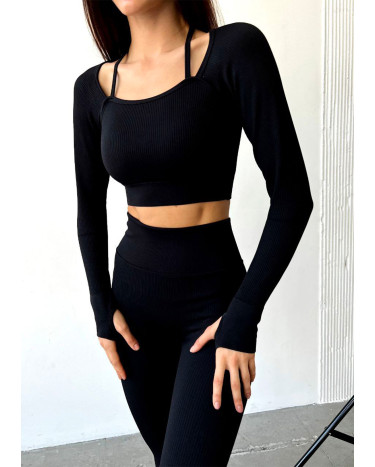 Рашгард Чорний в Рубчик