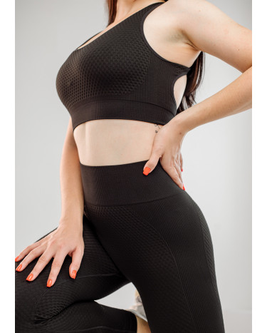 Топ Спортивний Чорний з Візерунком