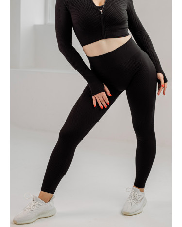 Легінси Чорні з Візерунком