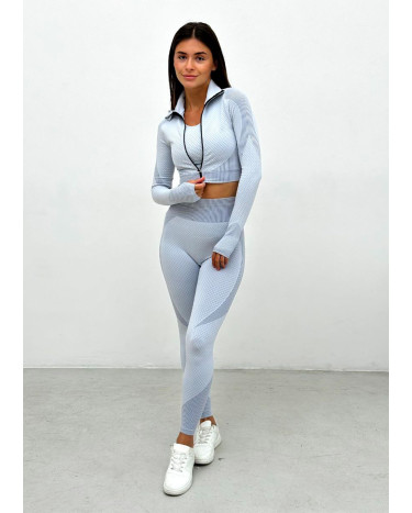 Легінси Білі з Візерунком