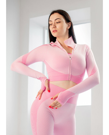 Рашгард на Блискавці Рожевий з Візерунком