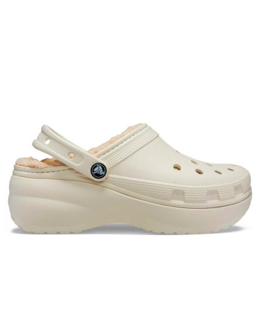 Crocs Classic Platform Lined Bone