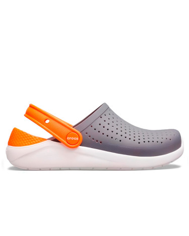 Crocs Literide Kids Charcoal White
