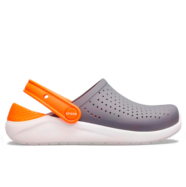 Crocs Literide Kids Charcoal White