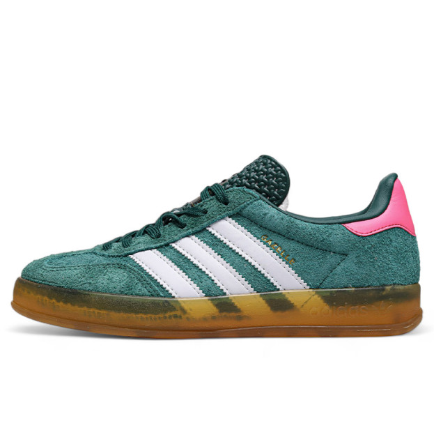 Adidas Gazelle Indoor Collegiate Green Pink IG5929
