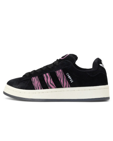 Adidas Campus Black Pink Zebra