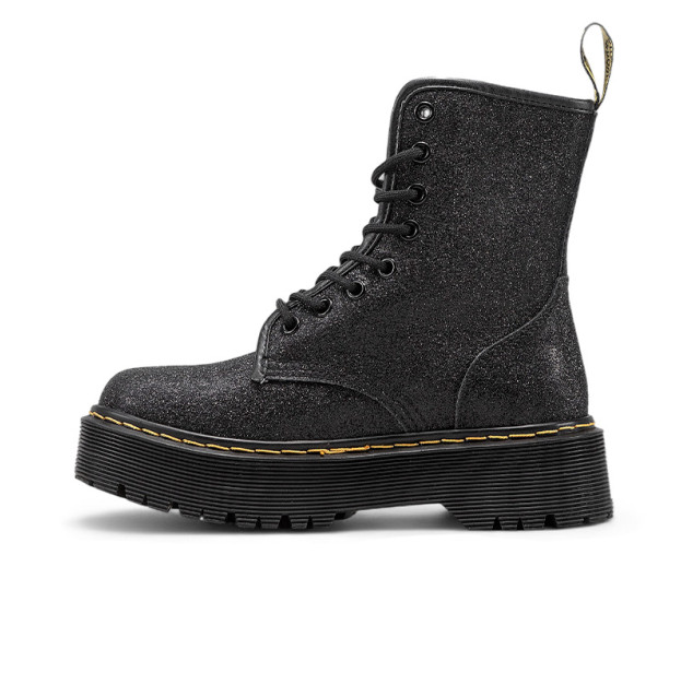Dr. Martens Jadon Leather Platform Boots Galaxy
