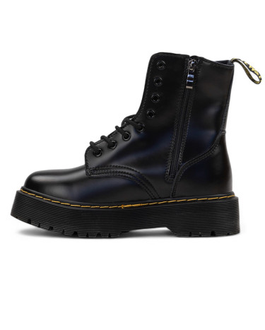 Dr. Martens Jadon Smooth Leather Boots Zip Black