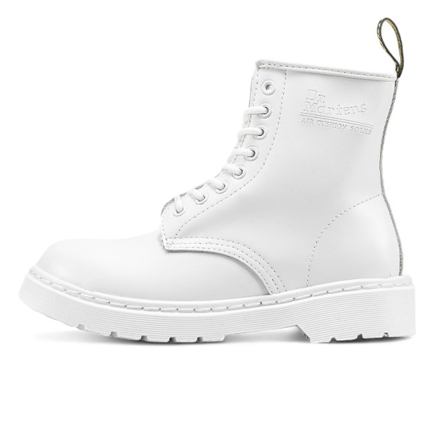 Dr. Martens 1460 Smooth Leather Lace Up Boots White