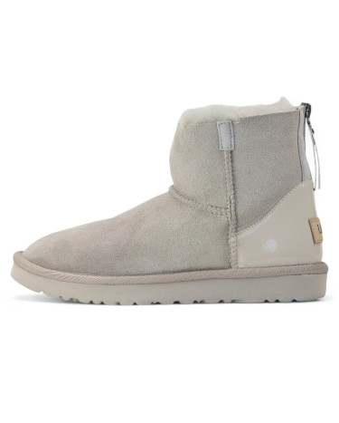 UGG Classic Mini Zip Grey Beige
