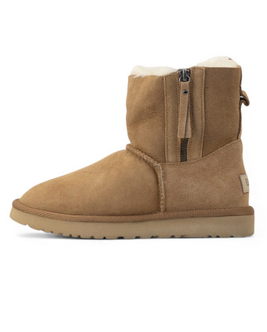 UGG Classic Short Zip Beige