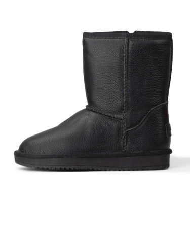 UGG Classic Short Leather Zip Black