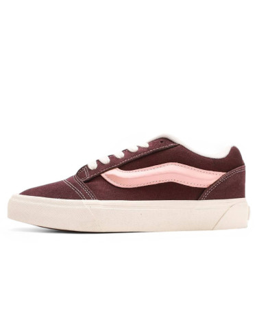 Vans Knu Skool Burgundy Pink White