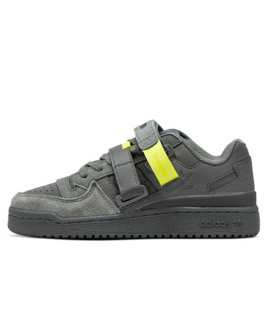 Adidas Forum Dark Grey Neon Yellow