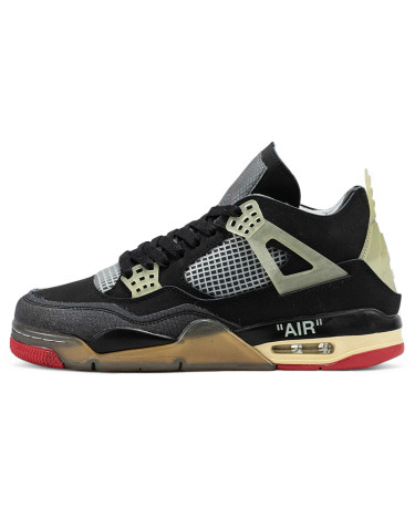 Jordan Retro 4 Black Red Grey