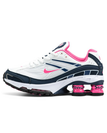 Nike Shox x Supreme Ride 2 White Blue Pink