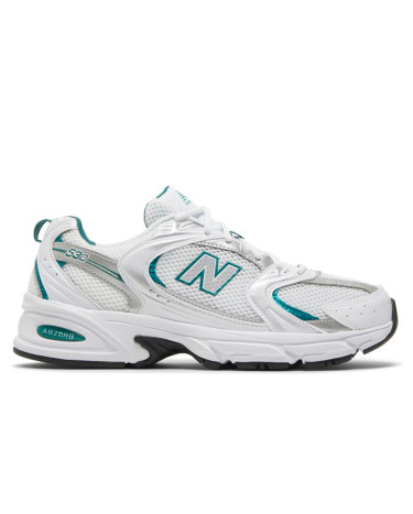 New Balance 530 White Silver Green MR530AB