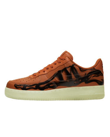 Nike Air Force 1 Low Orange Skeleton CU8067-800