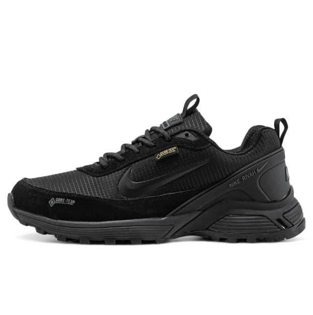 Nike Rivah Low Gore-Tex Black Two З ХУТРОМ