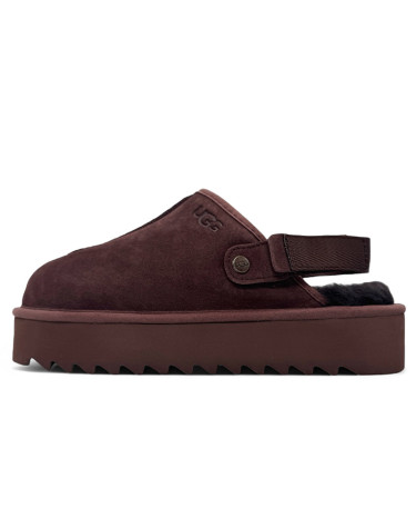 UGG Lanah Clog Platform Chocolate