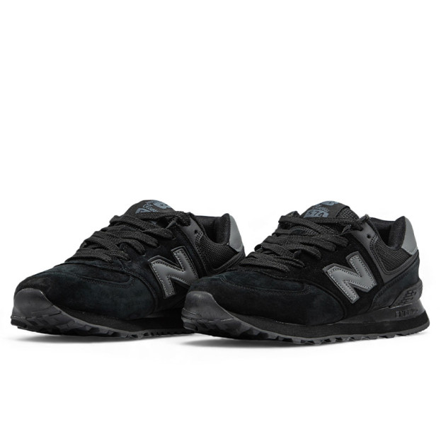 New Balance 574 Classic Black Grey