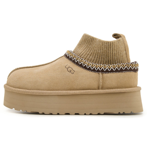 UGG Tasman Platform Sock Beige Brown