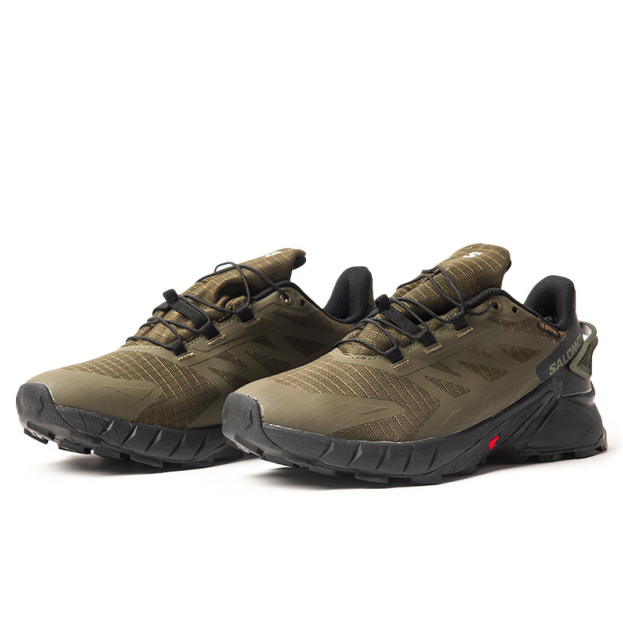 Salomon Supercross 4 Gore-Tex Khaki Black