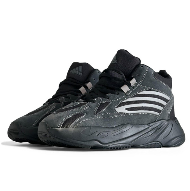Adidas Yeezy Boost 700 V2 Grey Black З ХУТРОМ