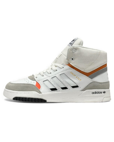 Adidas Drop Step White Orange С МЕХОМ