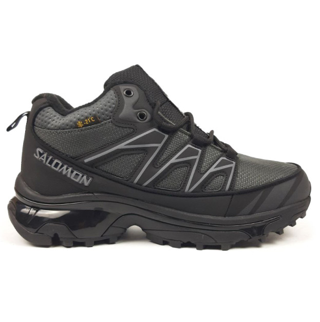 Salomon XT-6 Mid Gore-Tex Black Grey С МЕХОМ