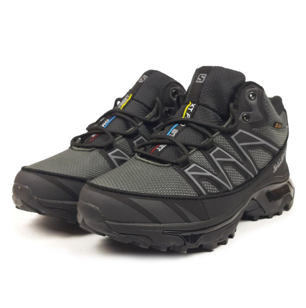 Salomon XT-6 Mid Gore-Tex Black Grey С МЕХОМ