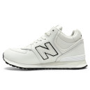 New Balance 574 White Black С МЕХОМ