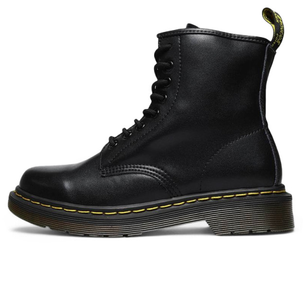 Dr. Martens 1460 Smooth Leather Lace Up Boots Black Two З ХУТРОМ