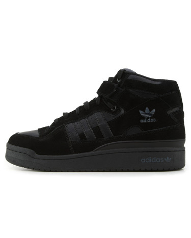 Adidas Forum High Triple Black С МЕХОМ