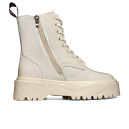 Dr. Martens Jadon Mono White Lacquered Zip