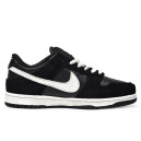 Nike SB Dunk Low Black White Two З ХУТРОМ