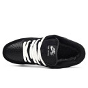 Nike SB Dunk Low Black White Two З ХУТРОМ