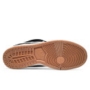 Nike SB Dunk Low Black White Gum З ХУТРОМ