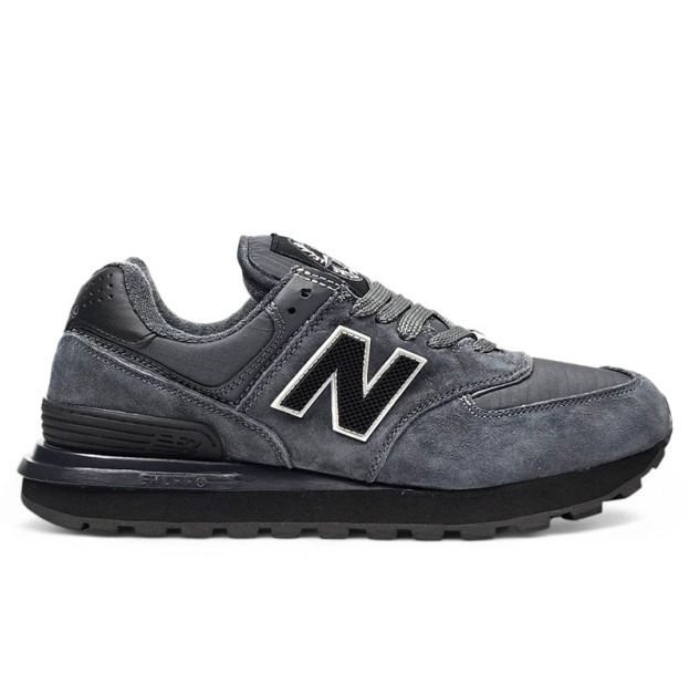 New Balance 574 Stone Island Grey Black С МЕХОМ
