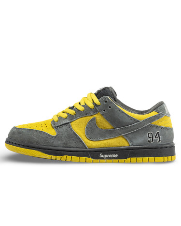 Nike SB Dunk Low x Supreme Grey Yellow