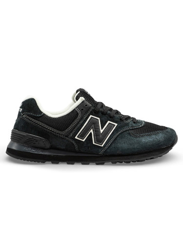 New Balance 574 Double Black White