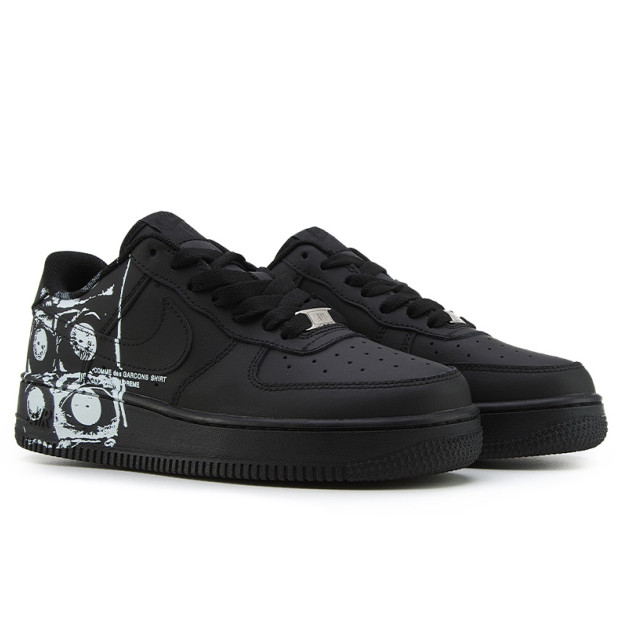 Nike Air Force 1 Low x Supreme x Comme des Garçons SHIRT Eyes Black