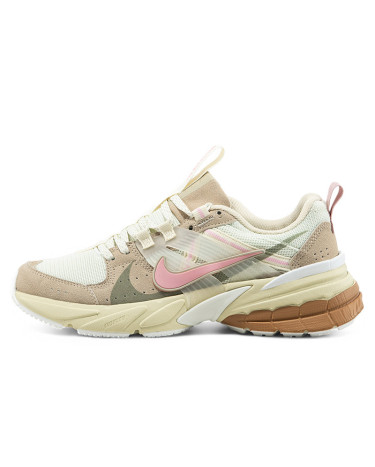 Nike V2K Runtekk Beige Pink Green