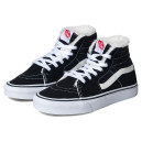 Vans Old Skool High Black White С МЕХОМ