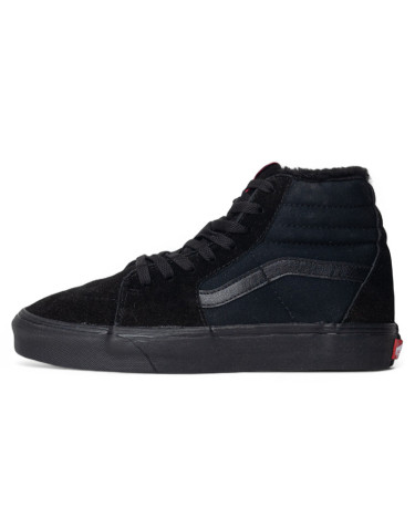 Vans Old Skool High Total Black С МЕХОМ